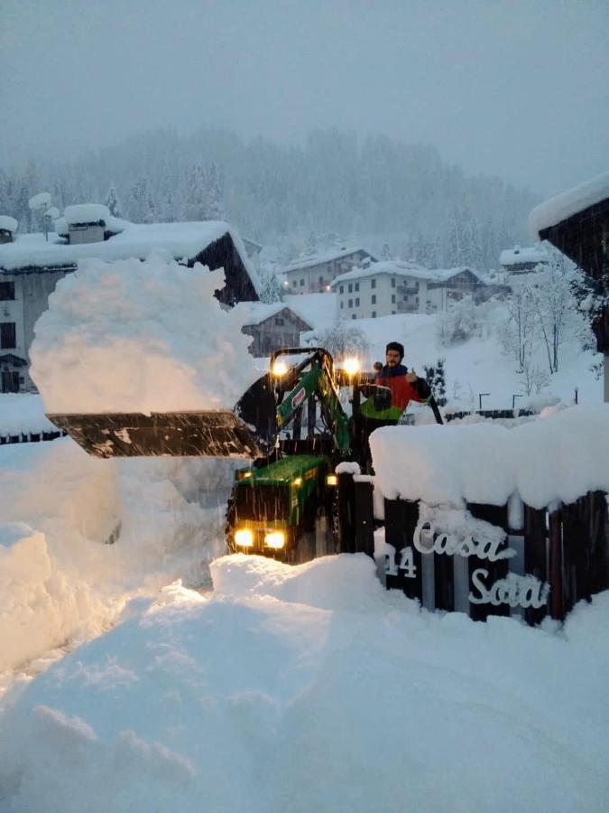 Casa Soia Lägenhet Falcade Exteriör bild